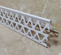 Profils en plastique droits blancs d'habillage de bord d'UPVC pour le bâtiment-qui respecte l'environnement et durable