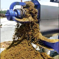 Presse à vis pour la séparation des déchets, machine de préparation du compost pour la déshydratation du fumier d'élevage et le traitement des déchets organiques