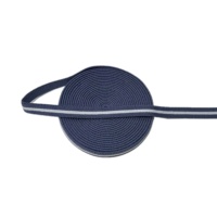 Bande élastique rayée en polyester pour pantalons, ceinture élastique personnalisée, sangle élastique en gros, accessoires de couture pour vêtements, tissu