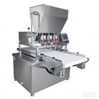 Ligne de production de pâtisserie à haut rendement, machine dédiée à l'injection de liquides et de sauces pour gâteaux