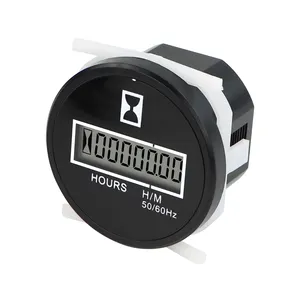 LCD Digital hour meter HM-1D with reset function 220-240VAC 0-999999.99 hours Timer counter