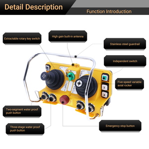 Venta al por mayor de equipos remotos de control de joystick personalizados para carretillas elevadoras - Product Image 2
