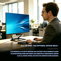 Wholesale 23.8 Inch All in One PC 100Hz FHD IPS Windows 10 Monoblock Computer Desktop for Corporate Office