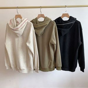 Sérigraphie personnalisée broderie gaufrage point de lavage 100% coton plaine surdimensionné pull sweat à capuche pour hommes femmes automne - Product Image 5