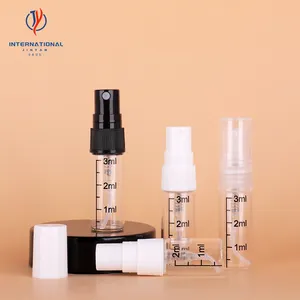 2ml 3ml Mini Perfume Sample Bottle Portable With Measurement Glass Vials Spray Bottle With Graduated