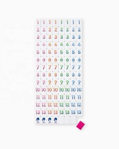 Nouvel ensemble de tuiles de mahjong en acrylique coloré avec un design numérique coloré, parfait pour offrir en cadeau et pour les voyages de jeu multijoueur - Product Image 2