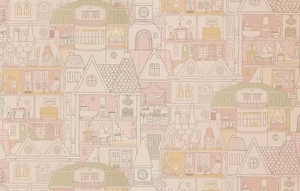 Design con Scenografia di Elefanti Cartoon per Camere d'Albergo, Stile con Foglie di Cocco, <span class=keywords><strong>Sfondo</strong></span> in Stile Costiero per Pareti - Product Image 3