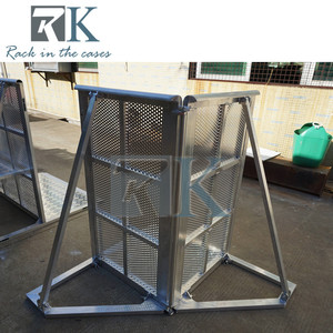 Safety Crowd <b>Control</b> Barrier Silver Crowd Barrier High Quality Barricade Fence Mobile Crowd Barrier for Concert Use - Product Image 4