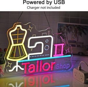 Luces <span class=keywords><strong>de</strong></span> neón, decoración <span class=keywords><strong>de</strong></span> arte <span class=keywords><strong>de</strong></span> pared colgante para sastrería, reparaciones <span class=keywords><strong>de</strong></span> alteración, tienda <span class=keywords><strong>de</strong></span> disfraces, sastrería, letreros <span class=keywords><strong>de</strong></span> neón - Product Image 2
