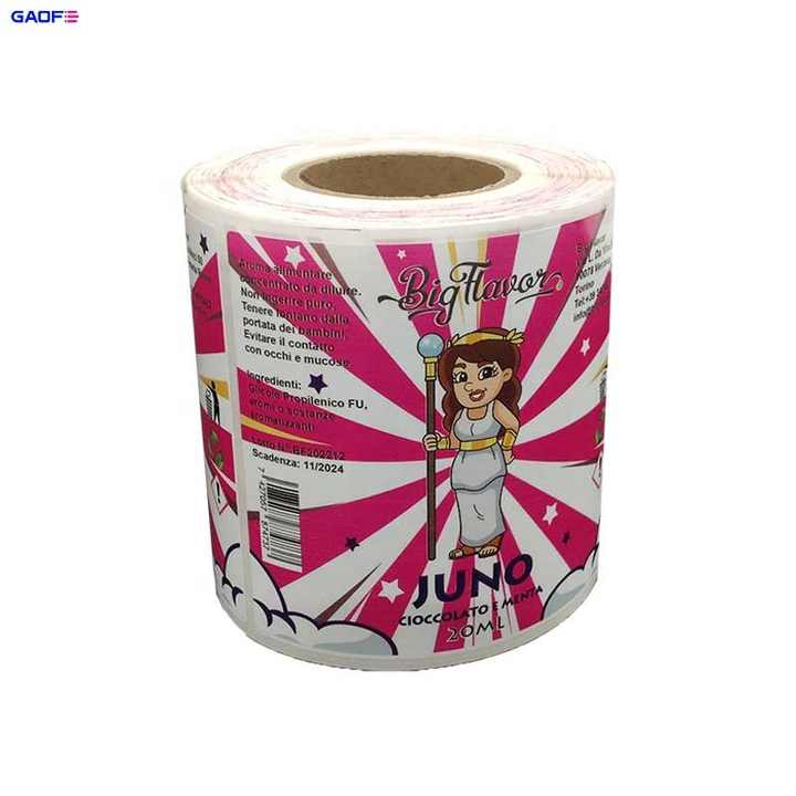Custom Made Cosmetic Jar Label Printing Machine Roll Sticker Adhesive ...