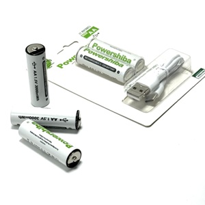 Piles rechargeables Cellule 1,5V USB AA 2500mWh Pile Li-ion <span class=keywords><strong>rechargeable</strong></span> - Product Image 1