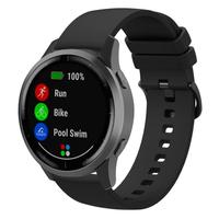 18/20/22Mm Tali Jam Tangan Karet Silikon Lembut Gelang Tali Jam Tangan Silikon Tahan Air Warna Polos, Tali Pengganti