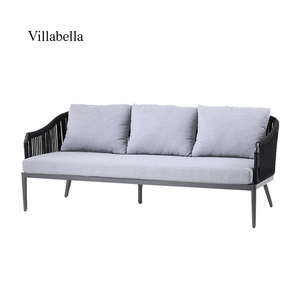 Juego de Sofás de Jardín de Aluminio de Lujo, Muebles de Exterior Modernos, Sofá de Patio Resistente a la Intemperie para Villa, Hotel, Resort - Product Image 2