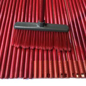 Buena calidad recto colorido PVC artículos para el hogar mango de escoba recubierto y Palo <span class=keywords><strong>Escobar</strong></span> madera eucalipto árbol casa fregona - Product Image 1