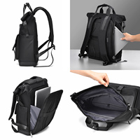Sac à dos pour ordinateur portable de grande capacité, design ergonomique, pliable, imperméable, en Oxford, durable, directement de l'usine, pour l'école, le collège, les étudiants