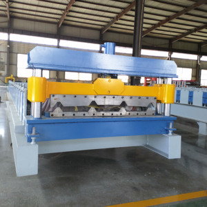 Sóng Roof tấm Máy làm maquina Para hacer teja sàn boong cuộn tạo thành máy - Product Image 6