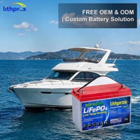 Batterie LiFePO4 Chauffante 36V 100AH Grade A Personnalisée 6000+ Cycles Profonds Marine RS485 BMS Intelligent Prise Anderson CE RoHS IP67 OEM ODM