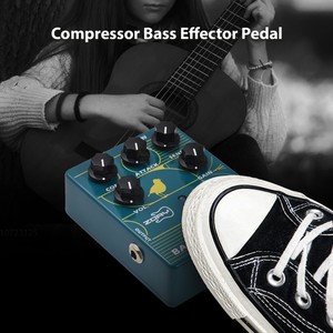 Pédale d'effet de basse ZORY pour guitare basse électrique, pédale d'ampli basse, True Bypass, DC 9V, interface d'entrée/sortie 6,35 mm, Comp - Product Image 5