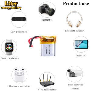 הקטן ביותר lipo 3.7v ליטיום סוללה ליתיום פולימר סוללה 401016 401015 <span class=keywords><strong>40mAh</strong></span> עבור אוזניות סוללה - Product Image 5