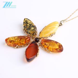 Báltico natural sem otimizar óleo de frango flores de cera de abelha amarela e pingente de hemorróidas - Product Image 2