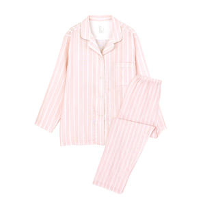 Ensemble <span class=keywords><strong>de</strong></span> pyjama décontracté unisexe en <span class=keywords><strong>gaze</strong></span> <span class=keywords><strong>double</strong></span> couche 100% coton respirant sans couture à manches courtes Mint Man New 50s - Product Image 6