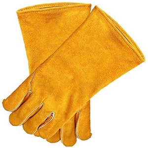 Guanti per saldatura da lavoro in pelle di vacchetta per esterni di buona qualità per saldatore - Product Image 3