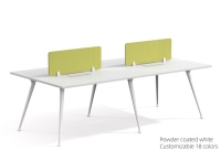 Ensemble de bureaux modulaires pour 4 personnes, personnalisé en Chine, avec bureau d'ordinateur, bureau moderne pour les devoirs, poste de travail