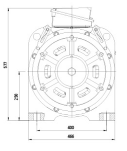 मशीन रूमलेस लिफ्ट कर्षण मशीन xizi फोर्वरदा गियरबॉक्स - Product Image 3