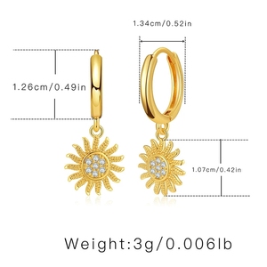516 Custom Beach Ocean Jewelry Style Starfish Conch Dolphin Shell Seahorse <strong>Octopus</strong> 18k Gold Fashion Dangle Hoop Women <strong>Earrings</strong> - Product Image 1