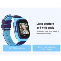 Reloj inteligente para niños con tarjeta Sim 4G, videollamada, cámara de chat, SOS, GPS, rastreador de ubicación, WiFi, linterna, reloj inteligente resistente al agua para niños