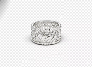 Luxury 925 <b>Silver</b> Diamond <b>Ring</b> Vintage Filigree Band Luxury Designer <b>Ring</b> Micro Pave Wedding Jewelry <b>Statement</b> Anniversary <b>Ring</b> - Product Image 5