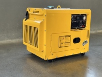 Prix usine générateur Diesel de Type silencieux 6KW 8KW 10KW 15KW 20KW démarrage automatique avec ATS + roues + gaz 50/60Hz 1/3 phases