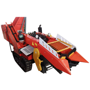 Moissonneuse-batteuse à maïs diesel automotrice rouge, mini-tracteur à haut rendement pour utilisation sur le terrain - Product Image 3