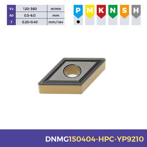 Tùy chỉnh OEM tungsten carbide chuyển công cụ cvd lớp phủ indexable thép <span class=keywords><strong>dnmg</strong></span> 150404 150408 chèn cho máy tiện CNC - Product Image 2