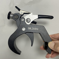 Support de scène robuste en aluminium 250 kg avec pince autoportante à déverrouillage rapide pour tubes de 45-60 mm, idéal pour projecteurs LED mobiles et DJ