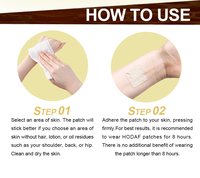 Patch transdermique purifiant au venin d'abeille doux, hypoallergénique, non irritant, avec logo et emballage personnalisés