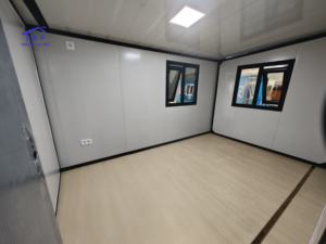 Casa contenedor plegable de acero ligero de lujo de 2 dormitorios, Villa prefabricada expandible de 40 pies y 20 pies para venta de Hotel - Product Image 4