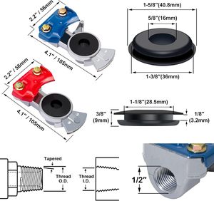 Kit de Calibrador de Aluminio y Acero Boeray Alexander 126H, Sistema de Aire, Uso en Servicios de Emergencia, Verde, Rojo, Plateado - Product Image 4