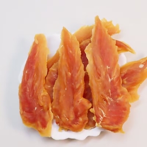 Pechuga de pollo orgánica natural pura Jerky al por mayor golosinas para mascotas masticar perros - Product Image 1