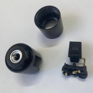 Môi Trường Bảo Vệ Vít Giữ Đèn Với Công Tắc Bakelite Retro <span class=keywords><strong>E27</strong></span> Ánh Sáng Bóng Đèn Giữ Ổ Cắm - Product Image 3