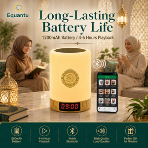 Portable Muslim Quran <b>Speaker</b> SQ122 Azan Clock Full Quran 8GB TF Card 17 Languages 15 Reciters APP Remote Control - Product Image 5
