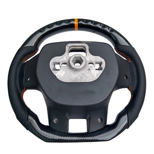 Volante Deportivo Todoterreno LED Personalizado para Ford Ranger Everest 2016-2020, Mejora con Fibra <span class=keywords><strong>de</strong></span> Carbono y Cuero Perforado - Product Image 3