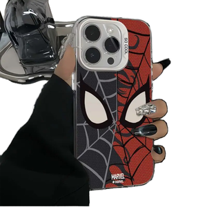 Custodia rigida per telefono cellulare con Design Spider-Man di lusso IMD per iPhone 16 Pro Max 15 14 Plus 13 12 11 Mini cover - Product Image 1