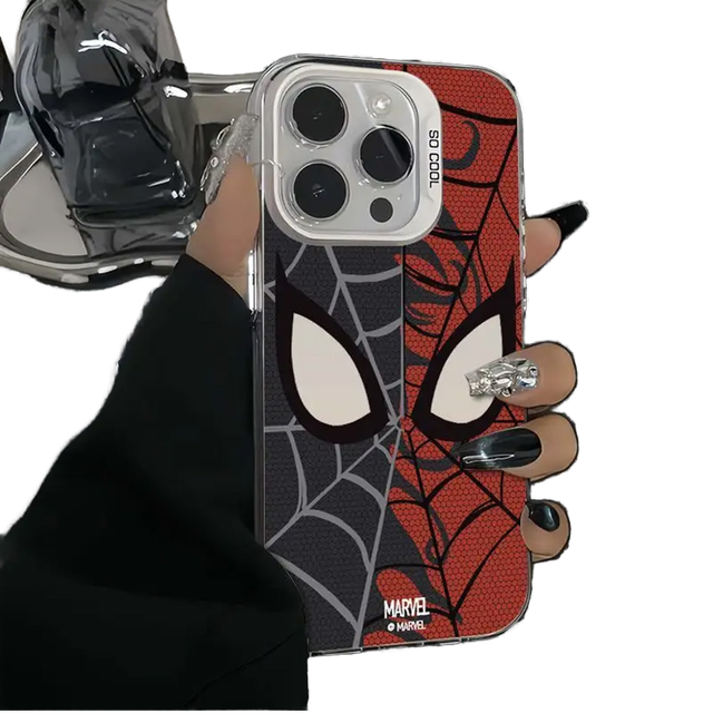 IMD Luxury so Cool Spider-Man Design Hard Mobile Phone Case for iPhone 16 Pro Max 15 14 Plus 13 12 11 Mini Covers