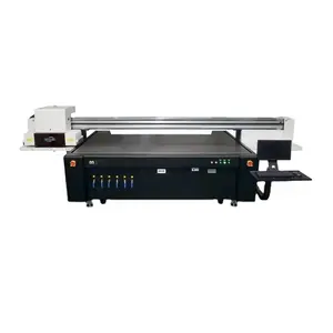 Mesin cetak Yotta pencetak Flatbed Inkjet UV harga dengan cmyk pernis putih