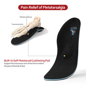 Douleur au talon pieds plats inserts orthopédiques semelles de supination pour fasciite plantaire - Product Image 3