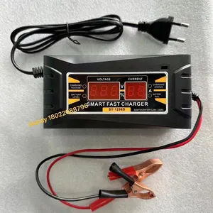 12V 6amp Draagbare Slimme Acculader Voor Auto 12V Automatische Auto Acculader