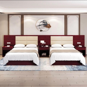 Cadres <span class=keywords><strong>de</strong></span> <span class=keywords><strong>lit</strong></span> d'hôtel modernes en <span class=keywords><strong>bois</strong></span> massif, écologiques et abordables, avec têtes <span class=keywords><strong>de</strong></span> <span class=keywords><strong>lit</strong></span> rembourrées, taille et couleur personnalisables pour chambre à coucher - Product Image 3