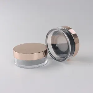 Face Makeup Translucent Setting Loose PowderJar Custom Loose Highlight Powder Containers