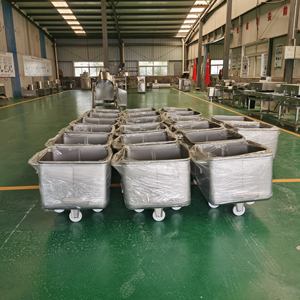 200l Roestvrijstalen Vlees <span class=keywords><strong>Trolley</strong></span> Food Grade 304 Metalen <span class=keywords><strong>Hopper</strong></span> Vlees Voedselverwerkende Machines - Product Image 5